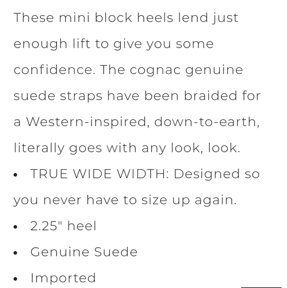 Torrid 9W Genuine Suede Block Heel Wide Width - Picture 5 of 5